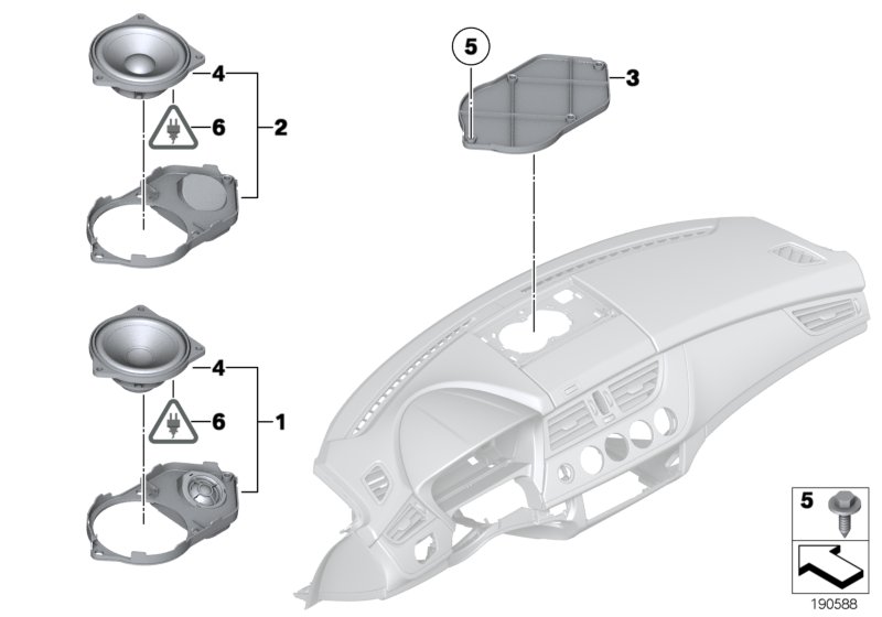 Loudspeaker, instrument panel