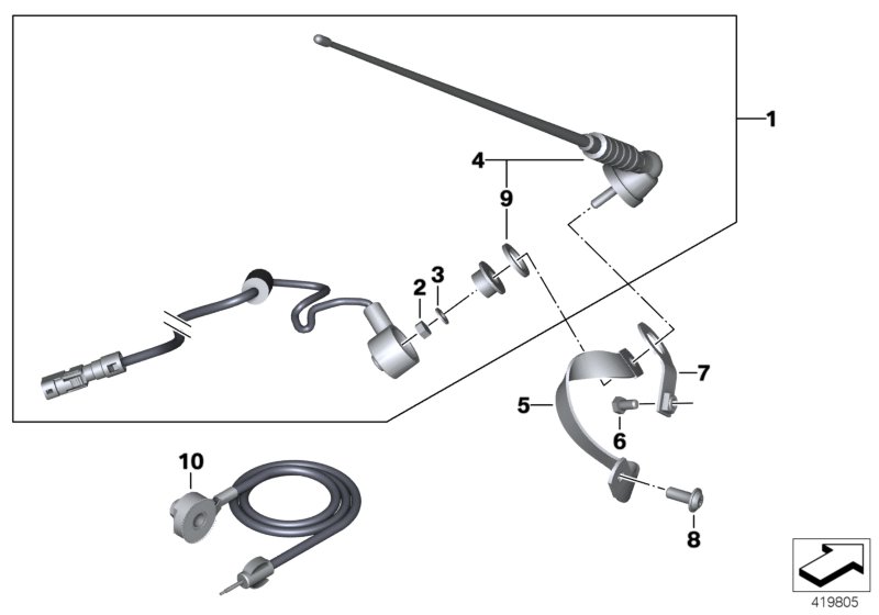 Antenna audio system