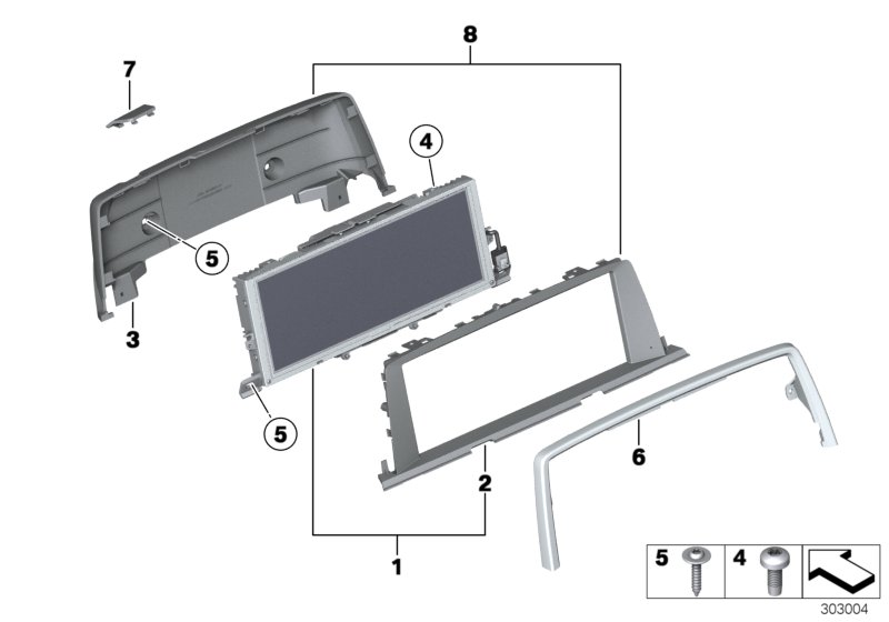 Central information display