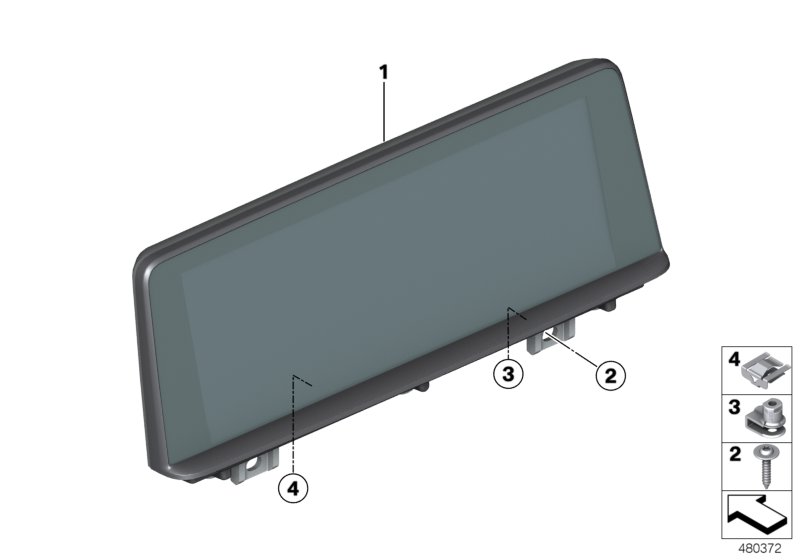 Central information display
