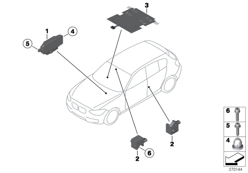 Electric parts, airbag