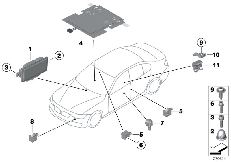 Electric parts, airbag
