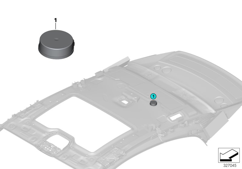 Single parts loudspeaker