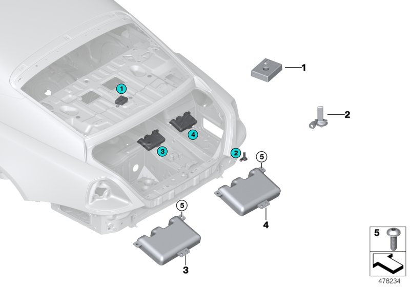 Single parts, antenna