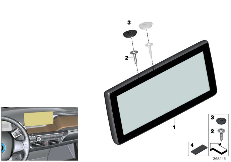 Central information display