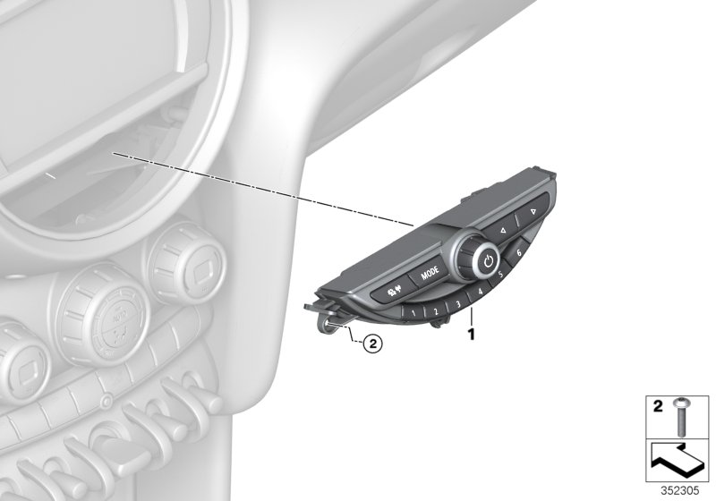 Control unit audio