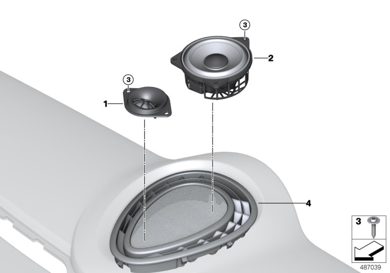 Loudspeaker, instrument panel