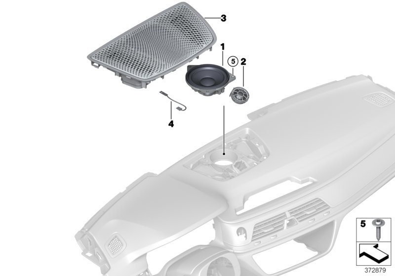 Loudspeaker, instrument panel