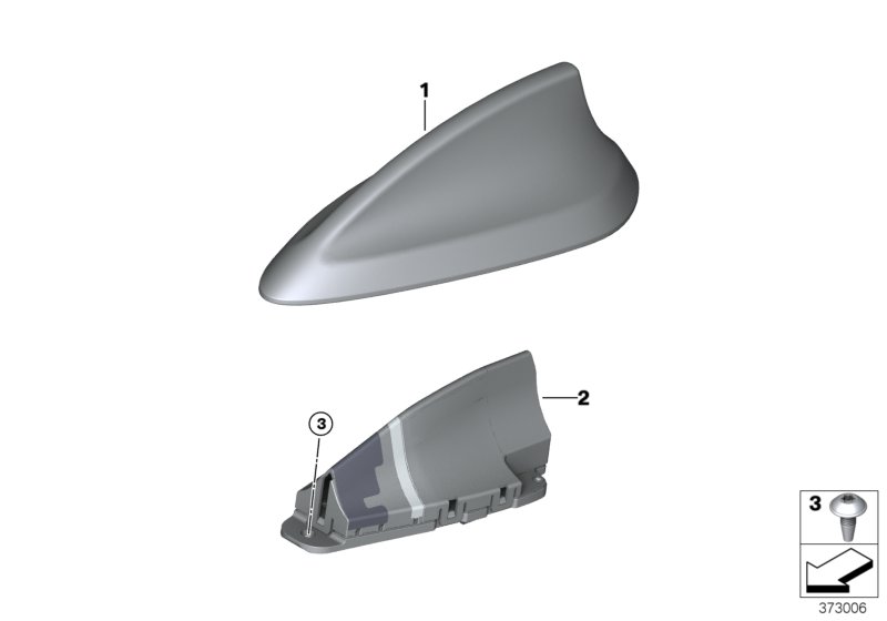 Single parts, antenna