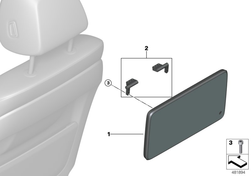 Rear compartment monitor