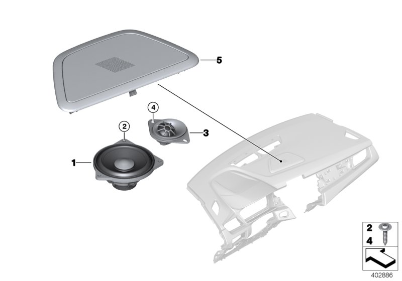 Loudspeaker, instrument panel
