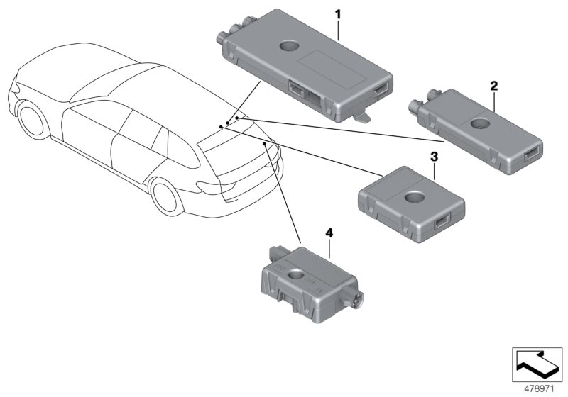 Component parts, aerial system