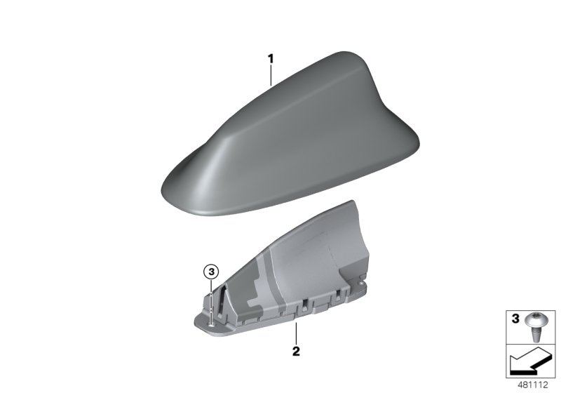 Single parts, antenna