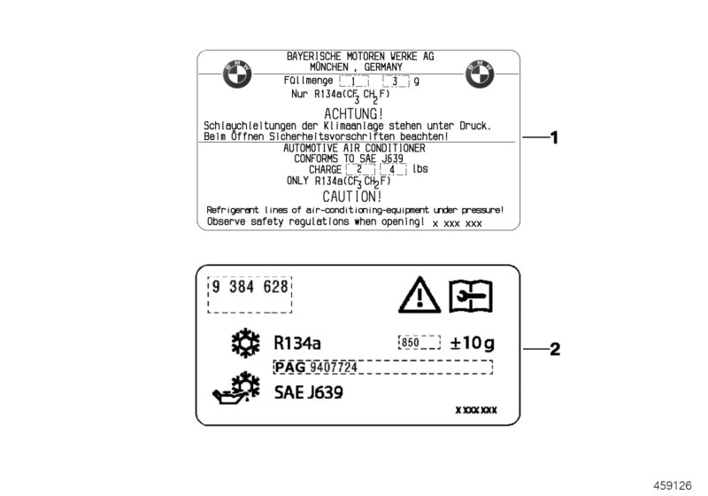 Label, coolant