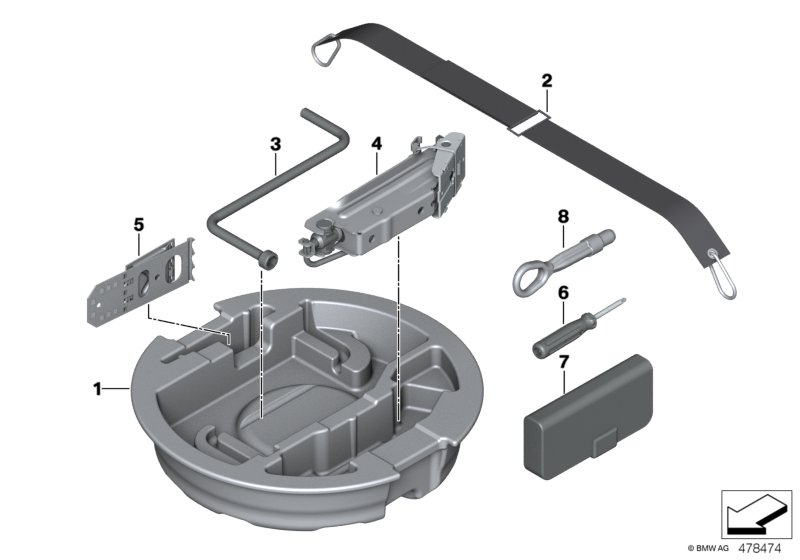 Tool kit/Lifting jack