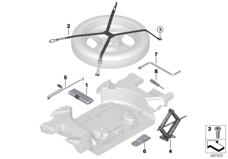 Tool kit/Lifting jack