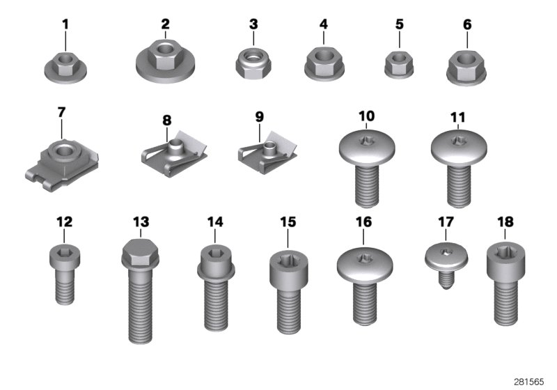Armor plate mounting parts