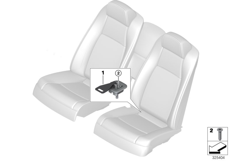 Quick fastening system, child seat