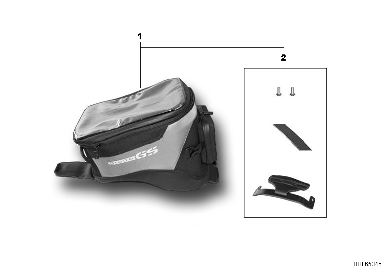 Tank bag, large