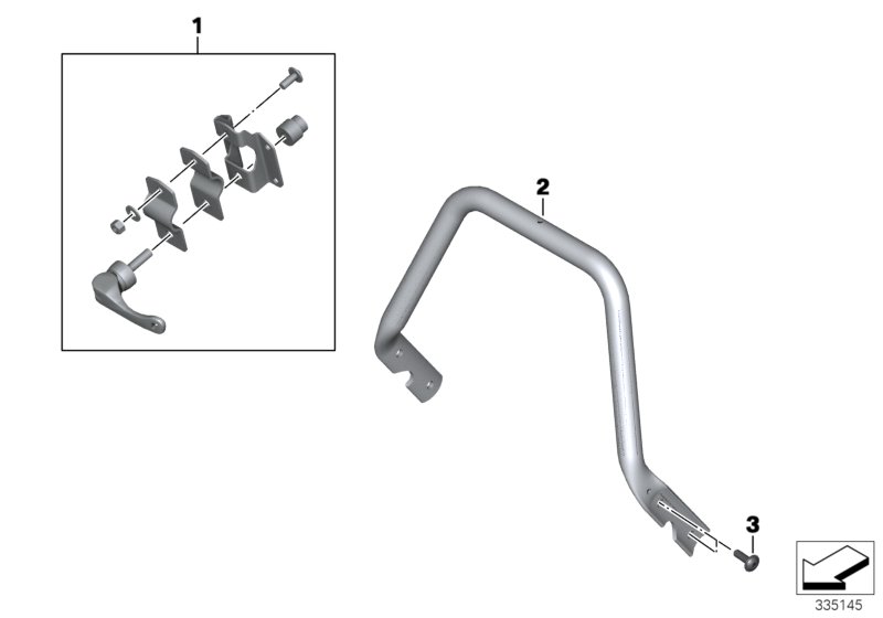 Mounting parts, BMW Navigator