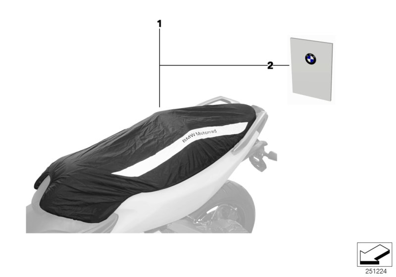 Rain cover, seat