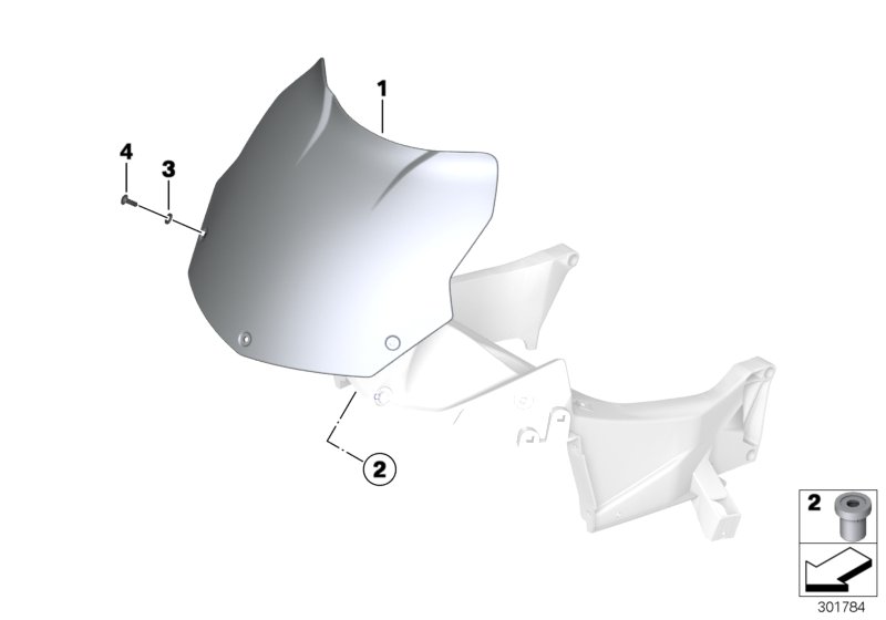 Windshield, low