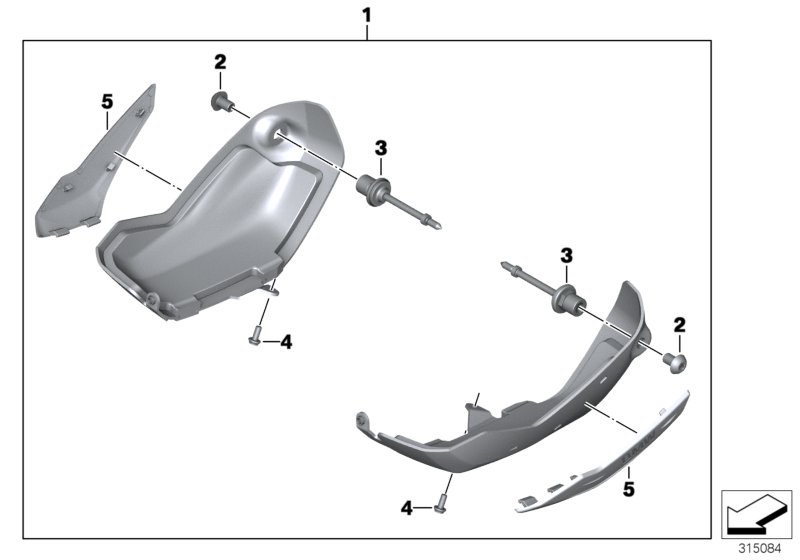 Set, valve cover guard