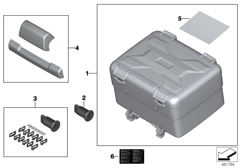 Vario topcase