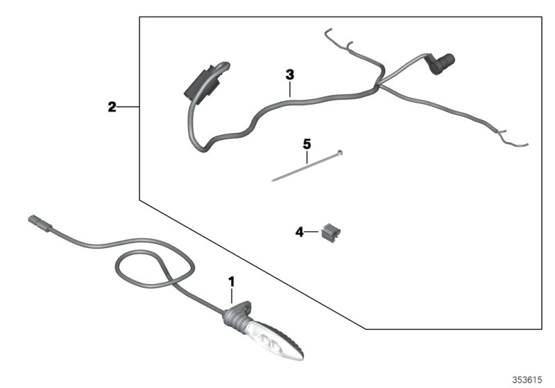 LED turn indicator