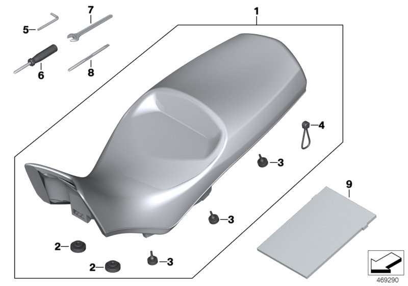 Seat bench, high