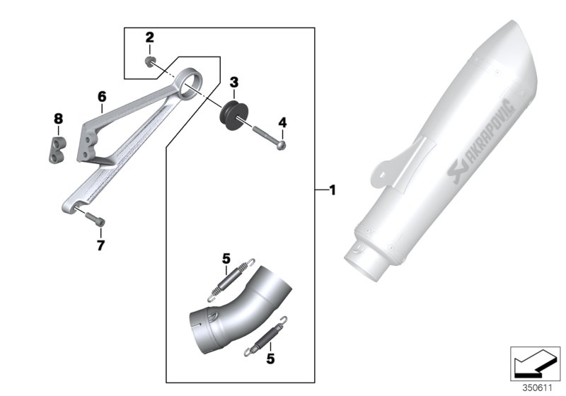 Add-on parts, Sport silencer, bottom