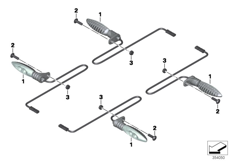 LED turn indicator
