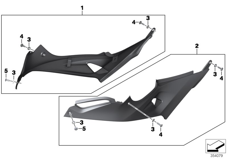 HP carbon tank trim