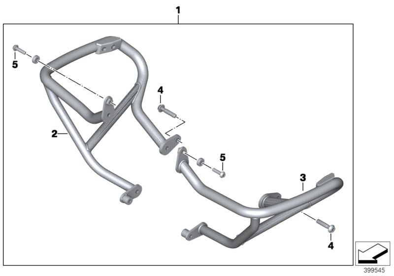 Engine protection bar
