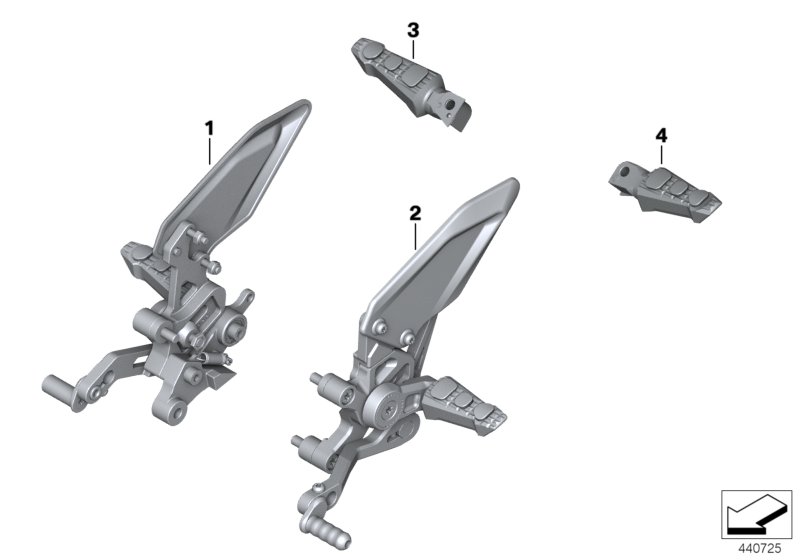 HP footrest system