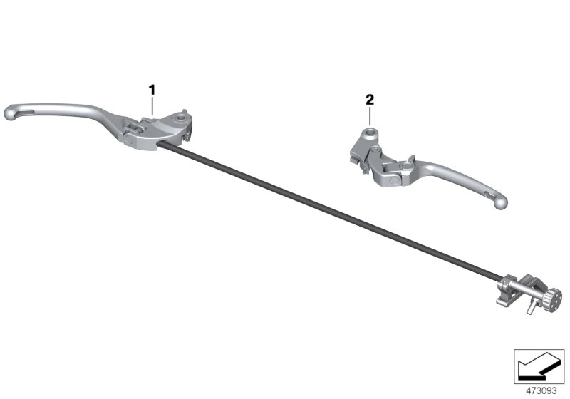 HP Race hand lever