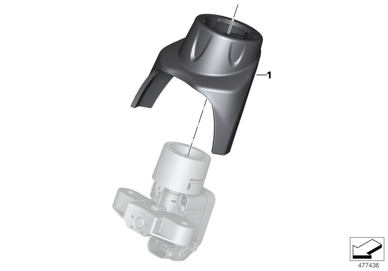 Cover f ignit.switch and steering lock