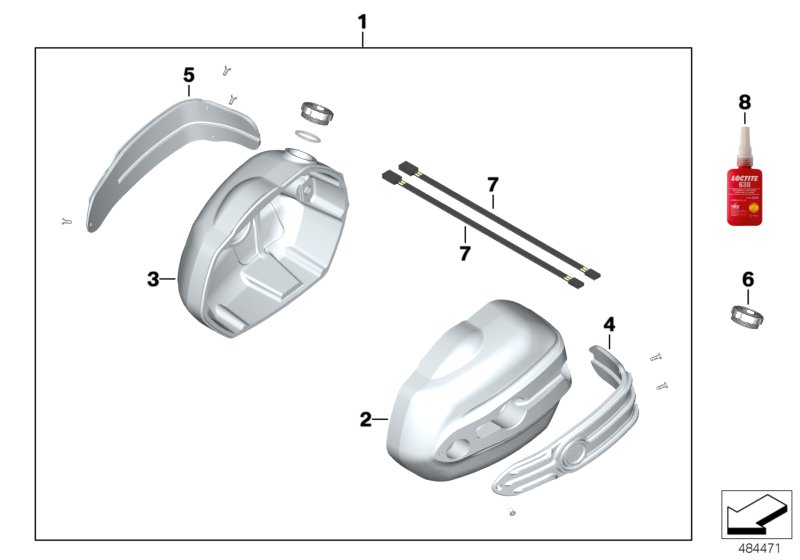 Cylinder head cover Machined