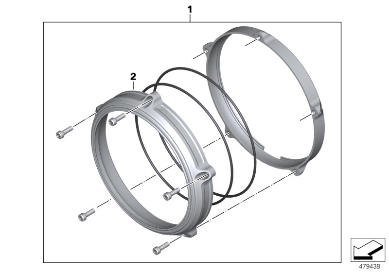 Headlight cover Machined