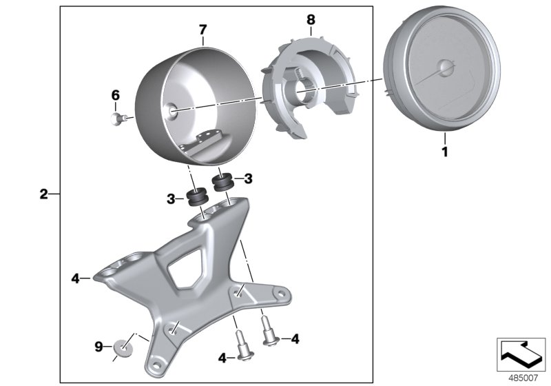 Rotational-speed sensor black