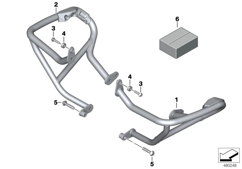 Engine protection bar