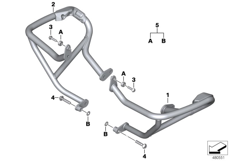 Engine protection bar