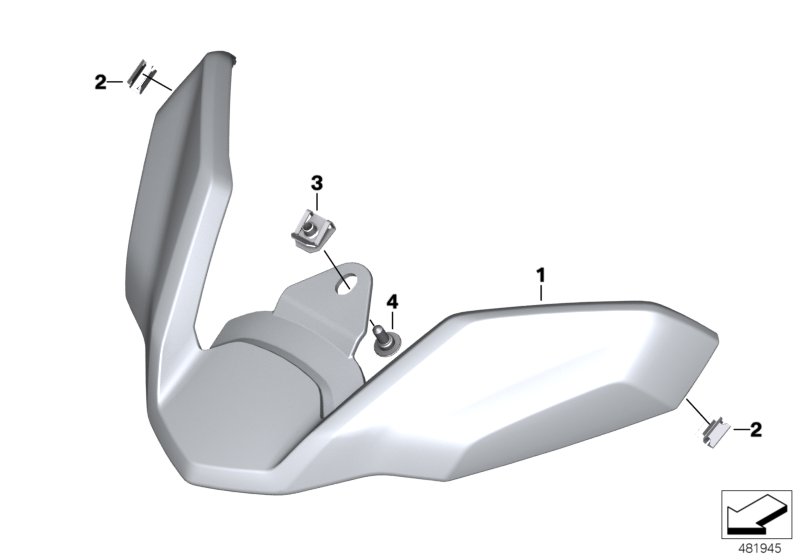 Extension front-wheel cover