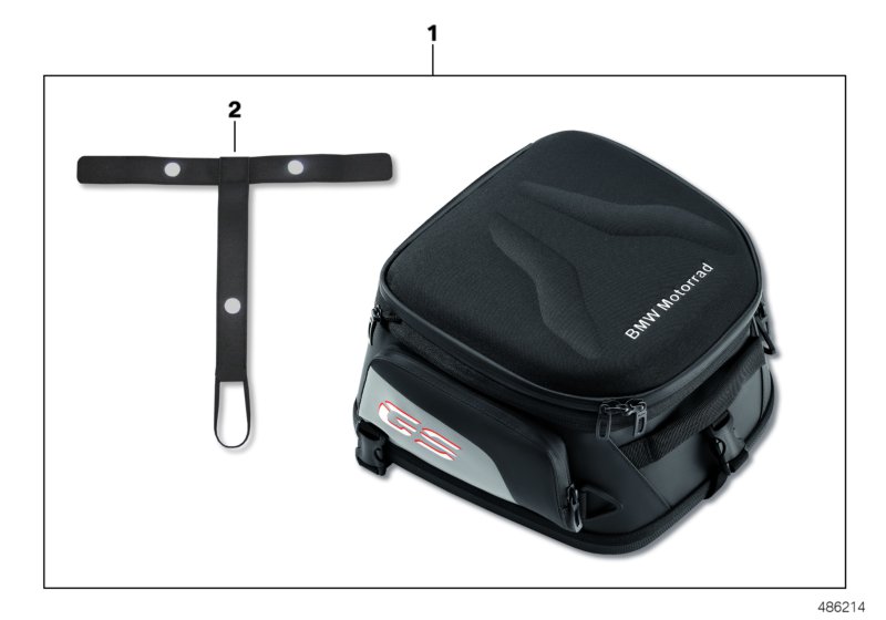 Bag, pillion seat
