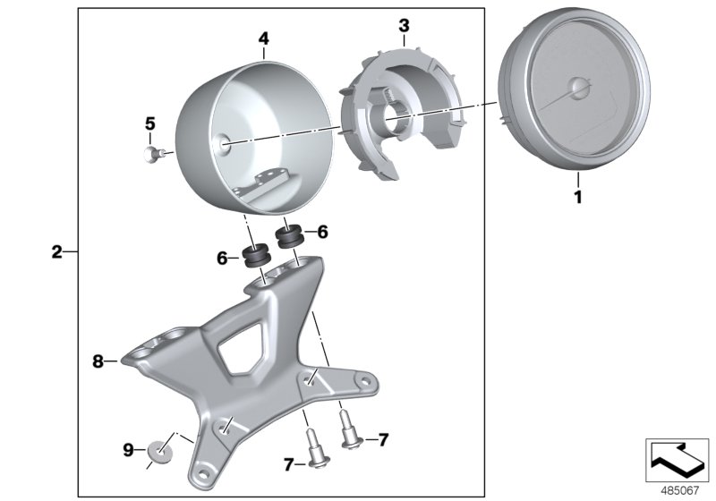 Rotational-speed sensor chrome
