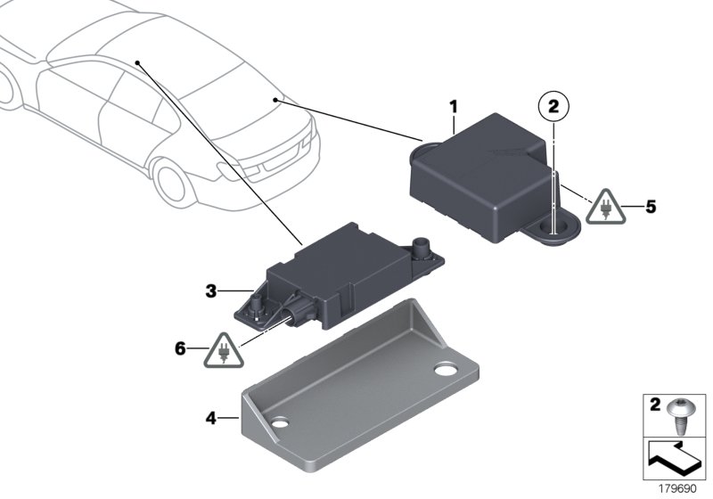 Single parts, telephone aerial