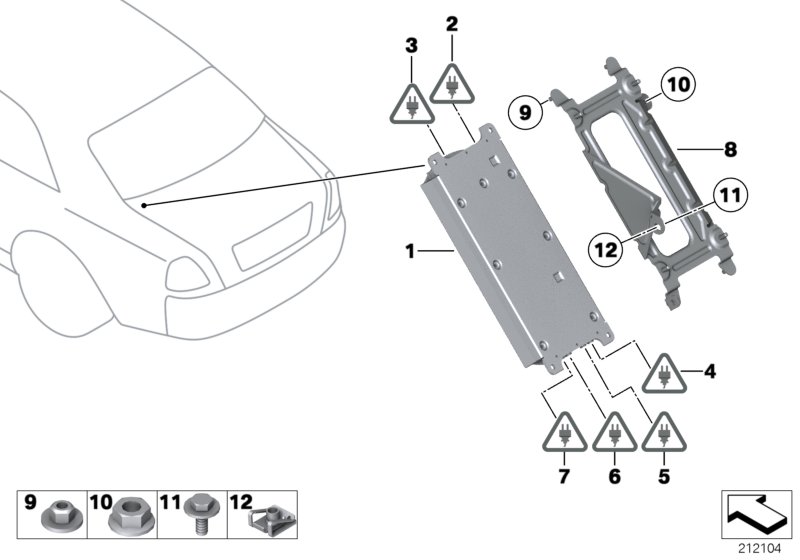 Single parts SA 633, trunk