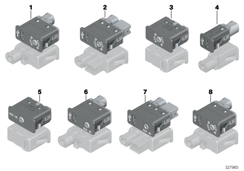 USB/AUX-IN socket
