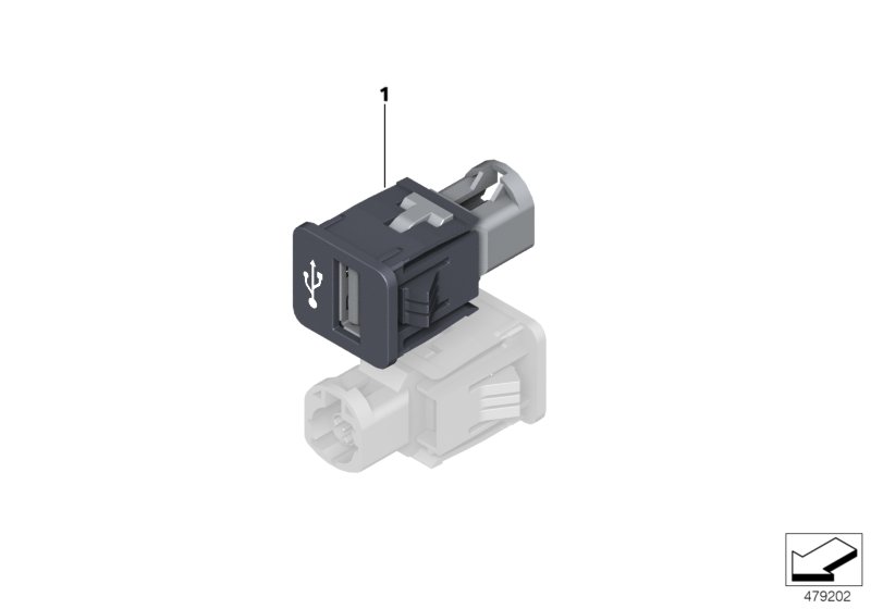 USB/AUX-IN socket
