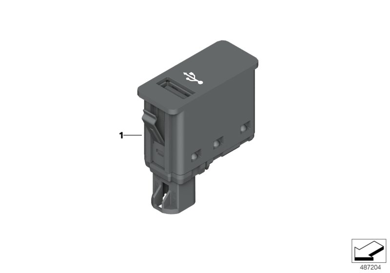 USB/AUX-IN socket